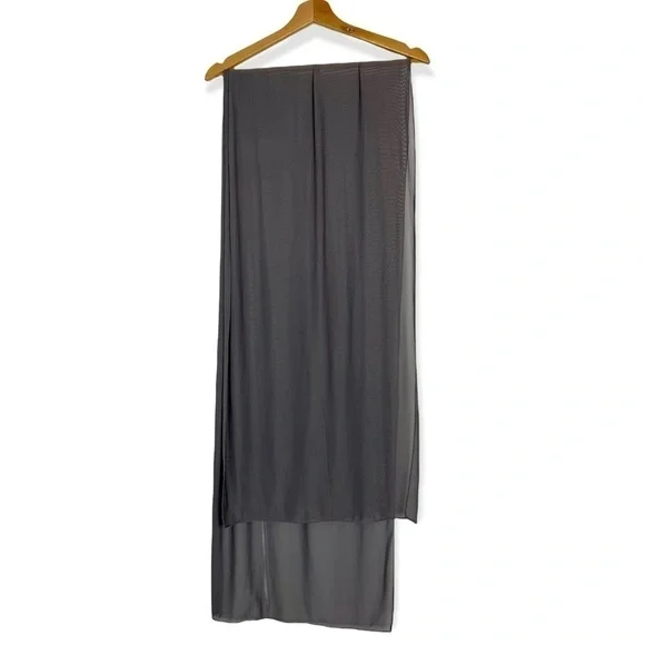 VM COLLECTION ILLUSION CAP SLEEVE RUCHED BUST BEADED FORMAL EVENING GOWN - Picture 14 of 16